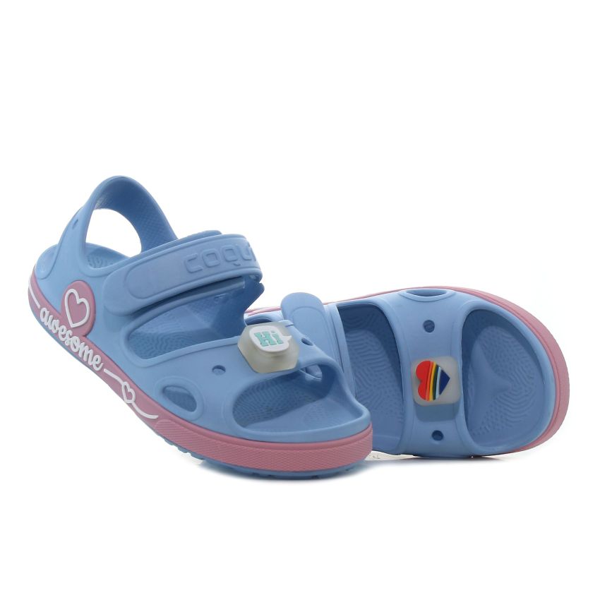 Coqui - Yogi kék gyerek szandál