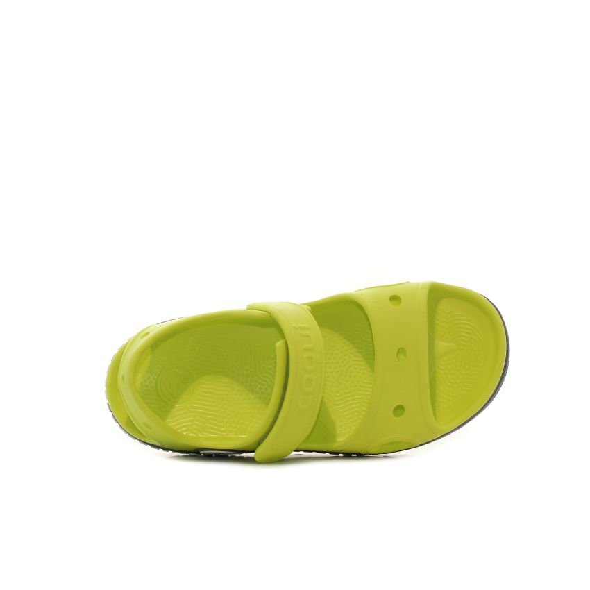 Coqui Yogi neonzöld gyerek szandál