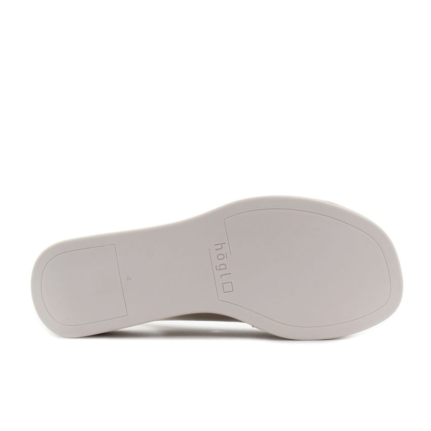 Högl Loulou krémszínű női platformos bőr szandál