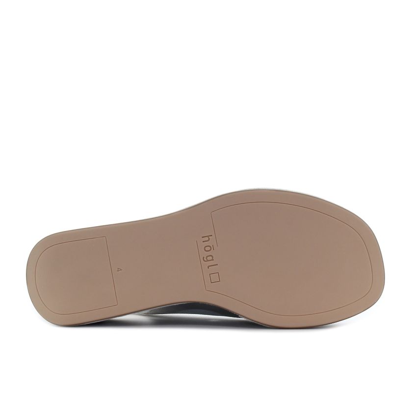 Högl Loulou világoskék női platformos bőr szandál