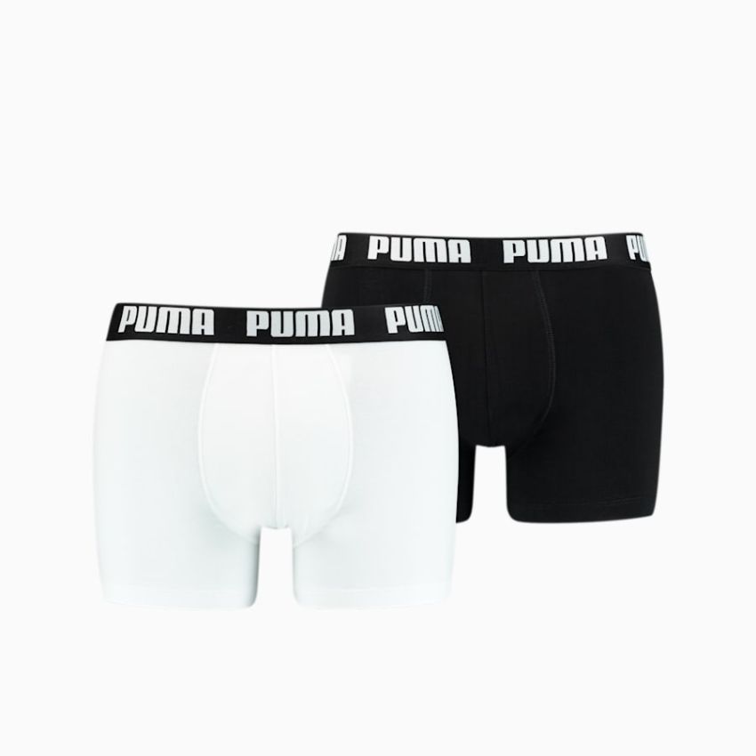 Puma Basic Boxer fehér-fekete 2db-os szett