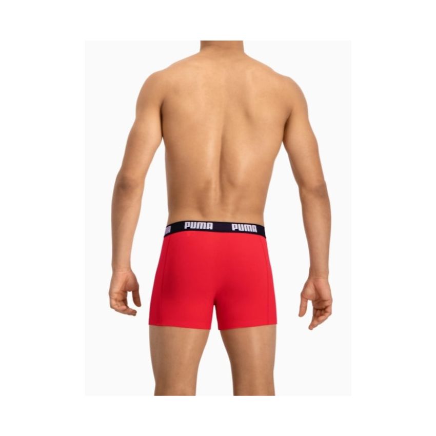 Puma Basic Boxer piros-fekete 2db-os szett