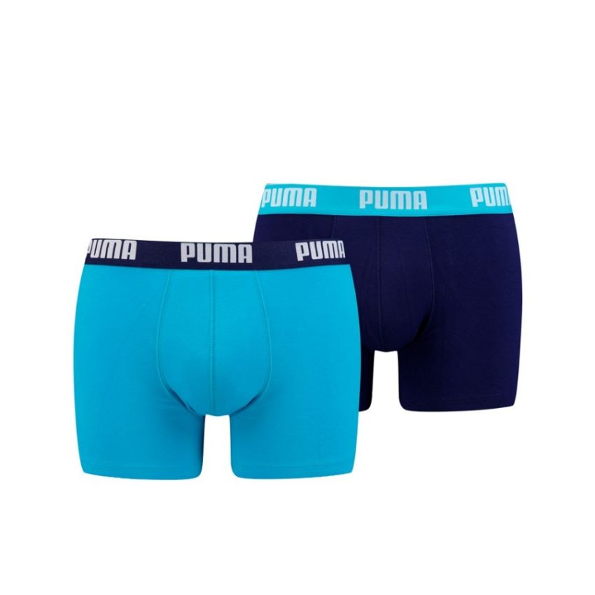 Puma Basic Boxer kék-sötétkék 2db-os szett