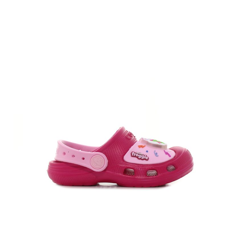 Coqui Maxi villogó magenta gyerek papucs