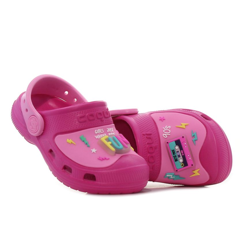 Coqui - Maxi villogó magenta baba szandál