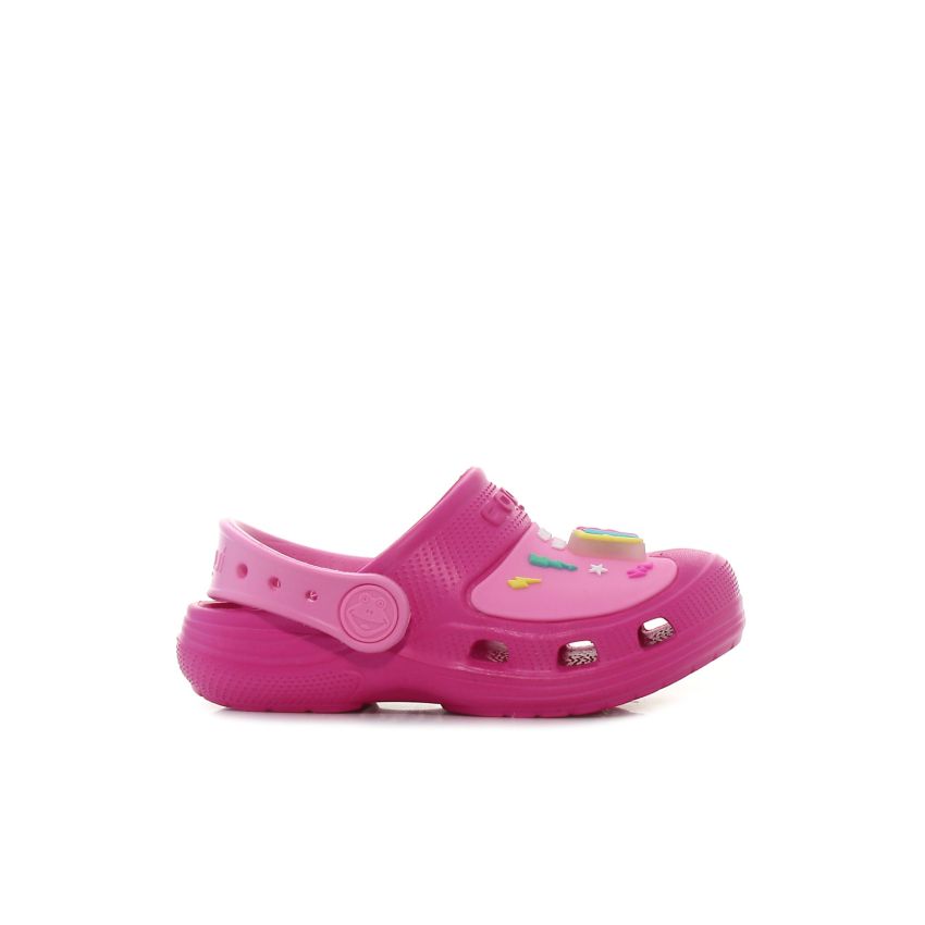 Coqui - Maxi villogó magenta baba szandál