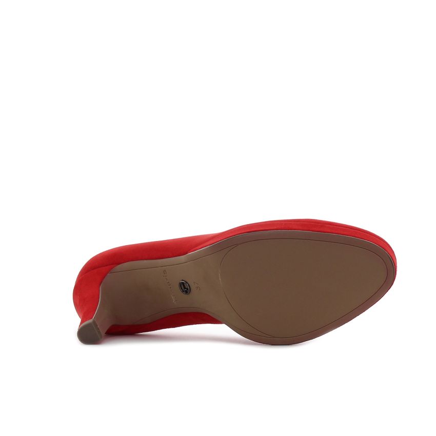 Tamaris piros női magassarkú