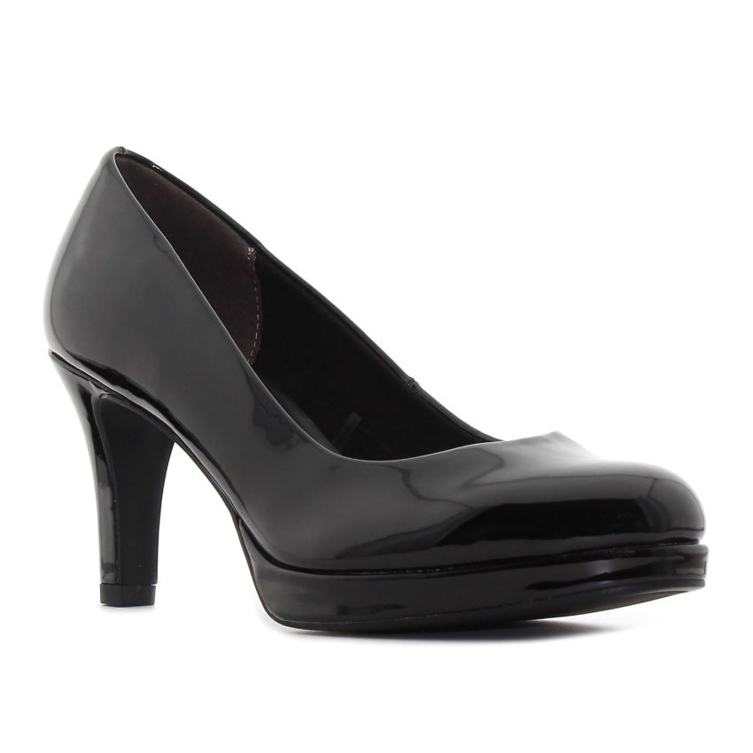 Tamaris fekete női magassarkú