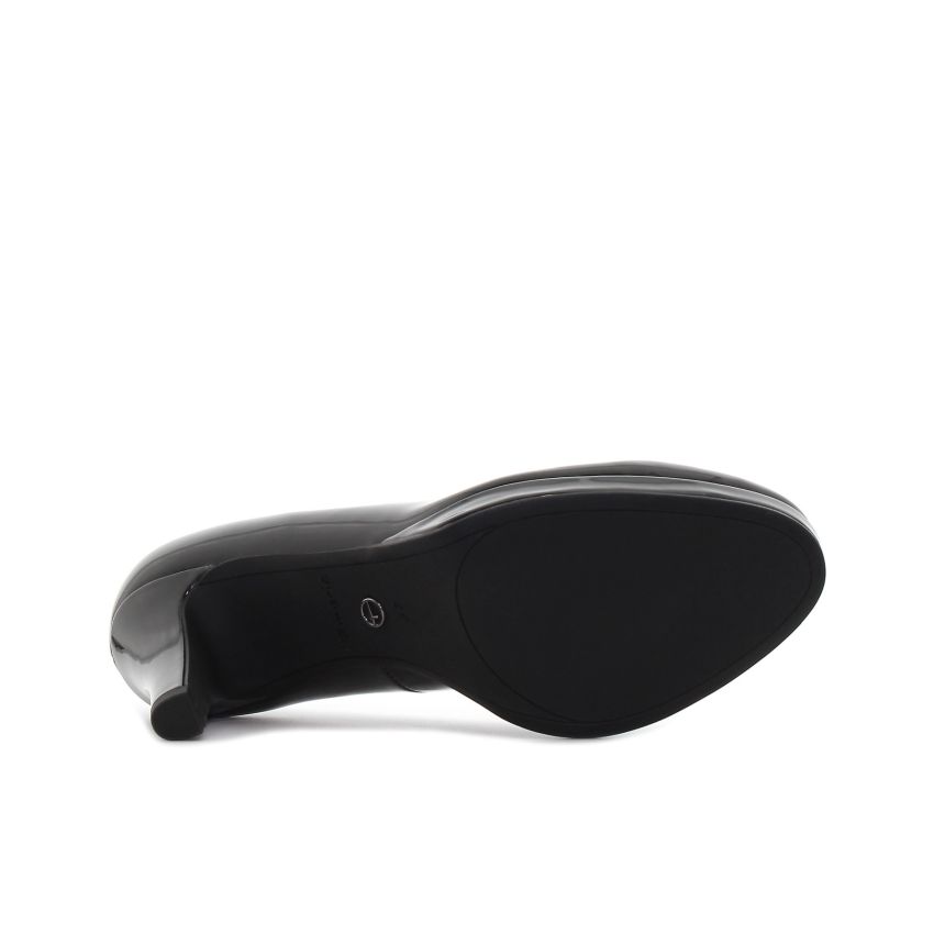 Tamaris fekete női magassarkú