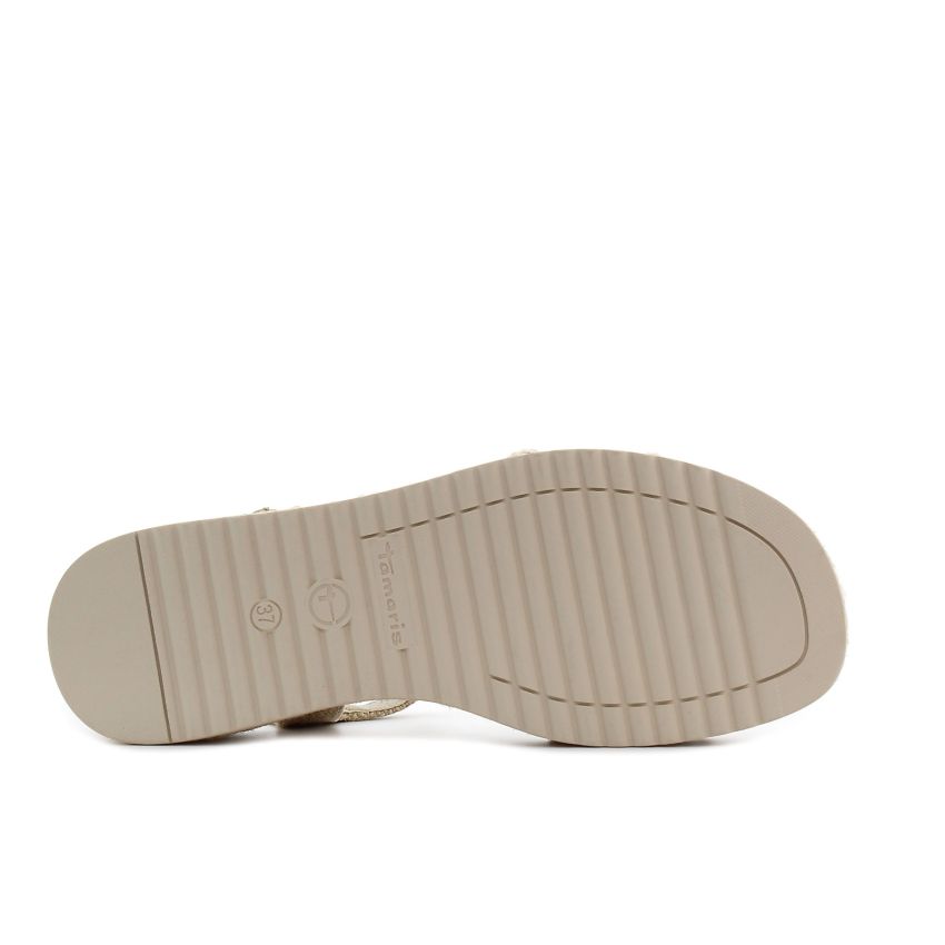 Tamaris bézs női szandál