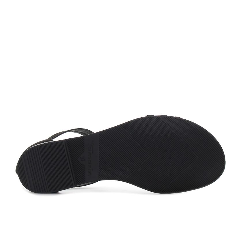 Tamaris fekete női szandál