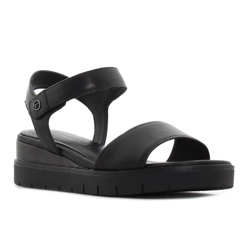 Tamaris fekete női szandál