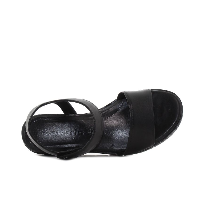 Tamaris fekete női szandál