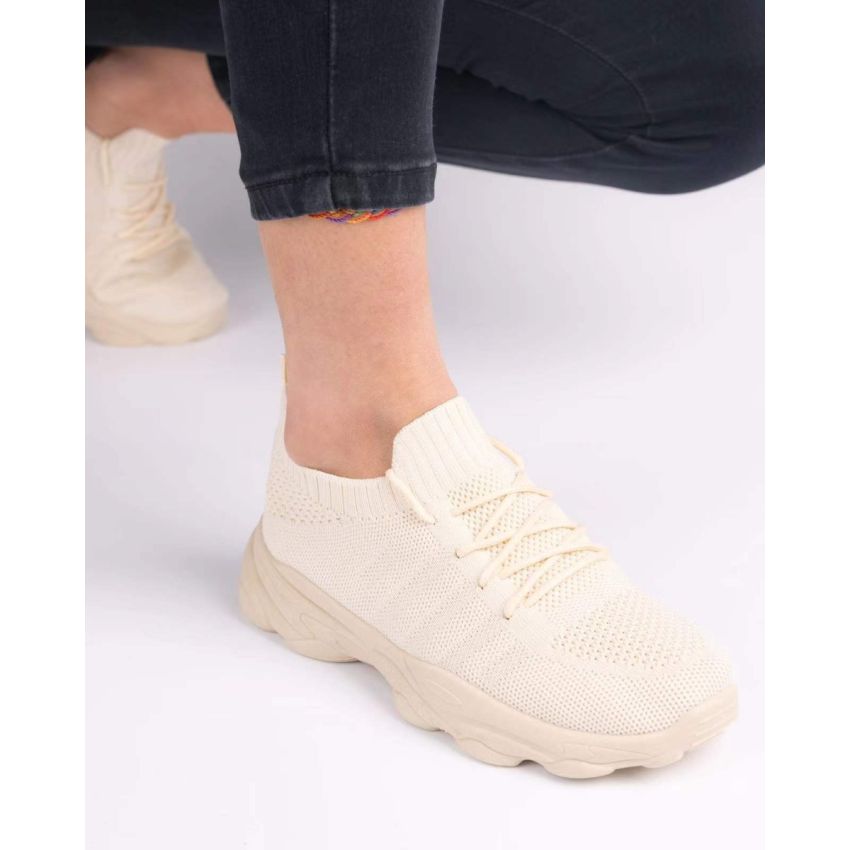 Bosido Trainers bézs női cipő