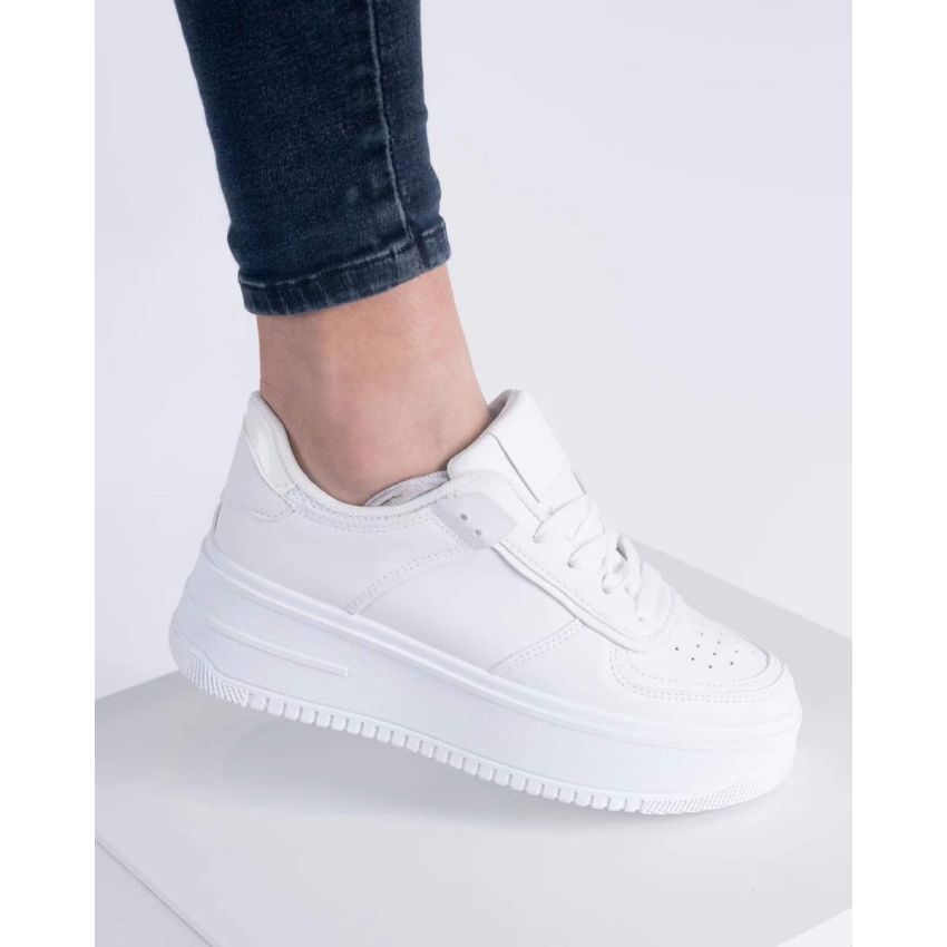 Bosido Wanda fehér női platformos cipő