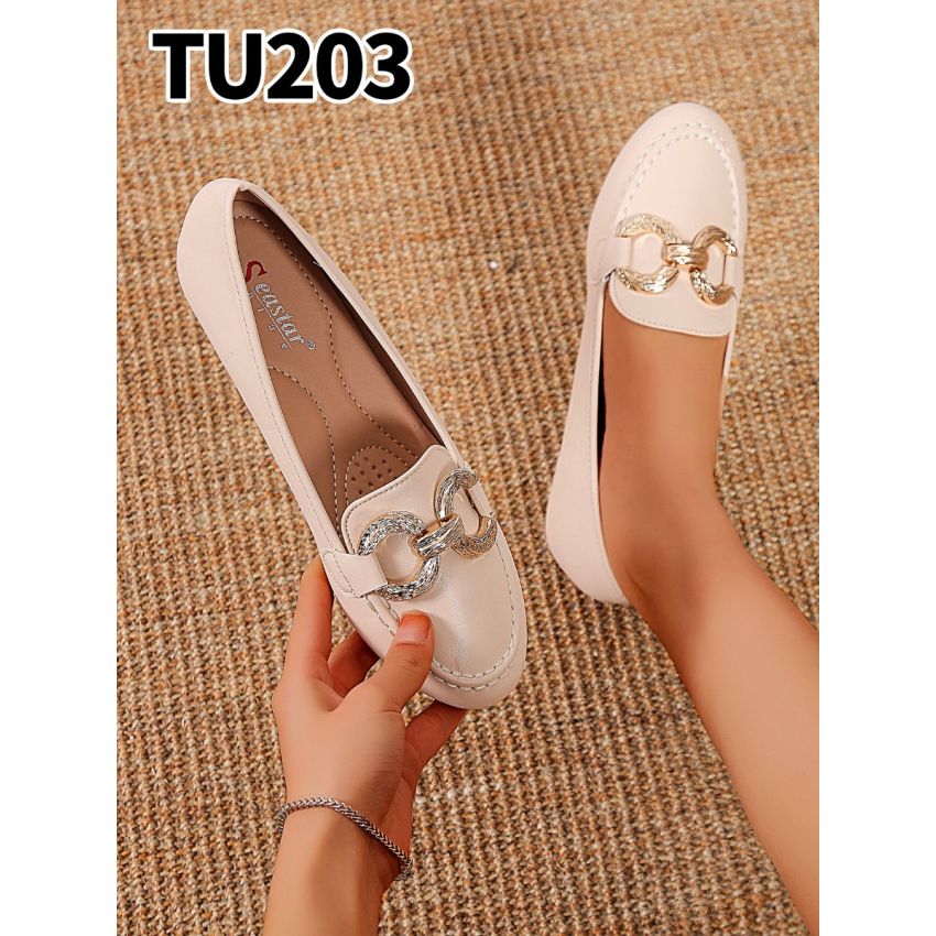 Seastar Lale bézs női bebújós cipő