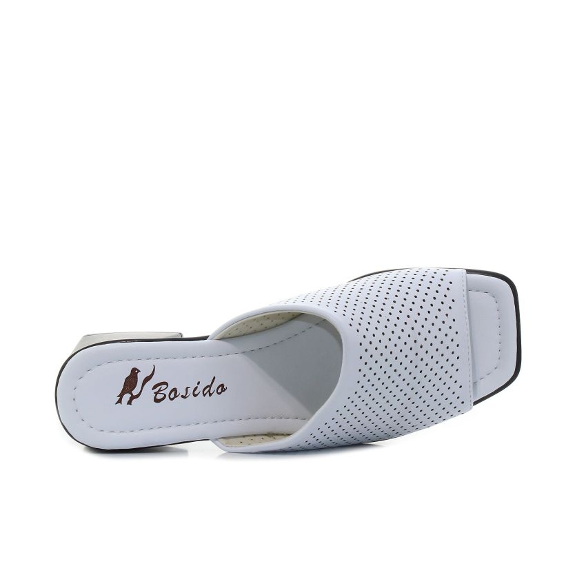 Bosido Tria fehér női papucs