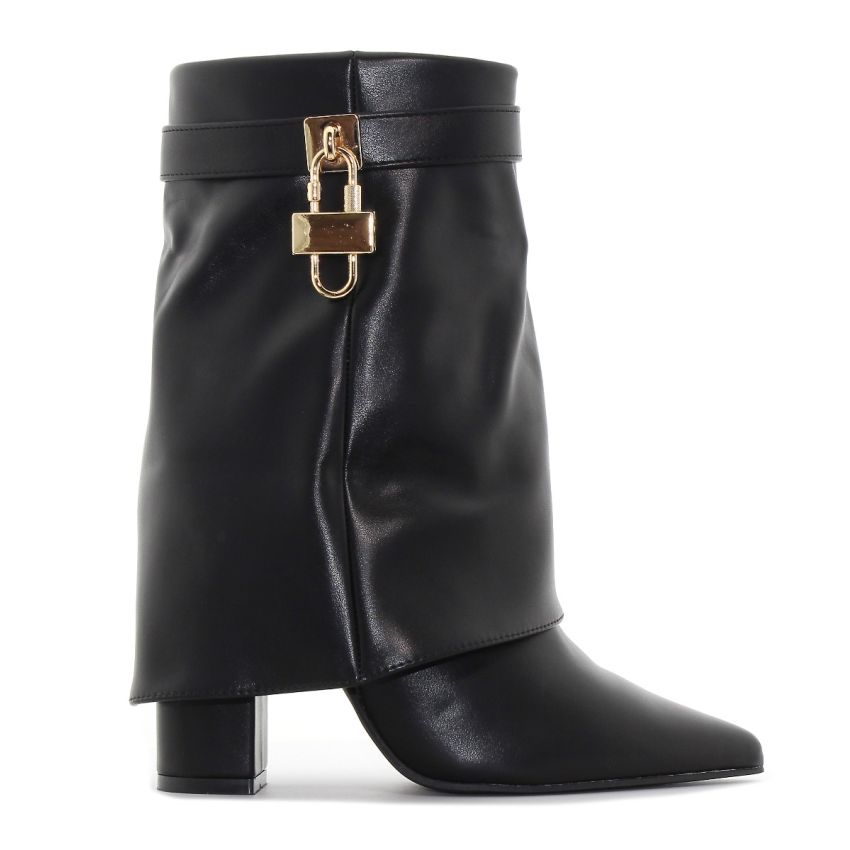 Monogrant - Celine fekete női bokacsizma