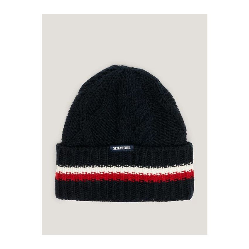 Tommy Hilfiger Monotype Chunky sötétkék férfi sapka