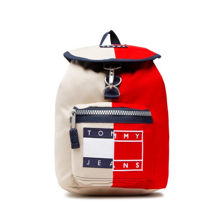 Tommy Hilfiger Heritage Backpack Spliced barna-piros hátizsák