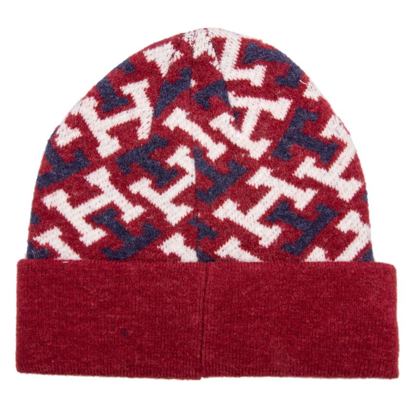 Tommy Hilfiger Iconic Monogram bordó női sapka