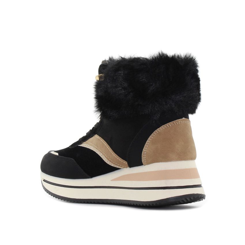 Yolera - Nicer fekete női cipő