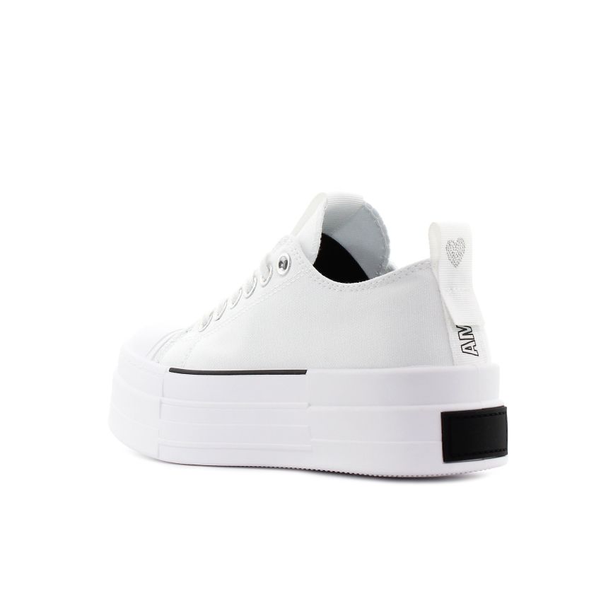 Yolera - Amour fehér női platformos cipő