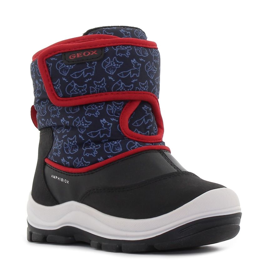 Geox B Flanfil fekete baba csizma