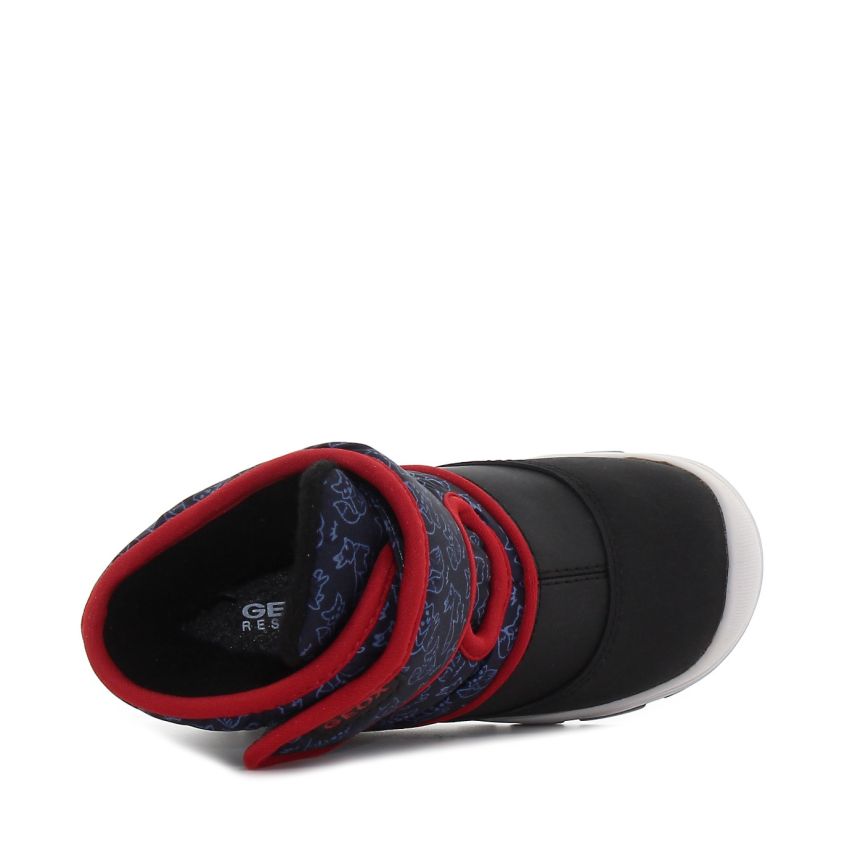 Geox B Flanfil fekete baba csizma