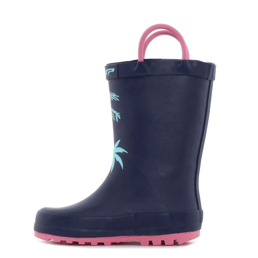 Wink - Flamingo sötétkék baba gumicsizma