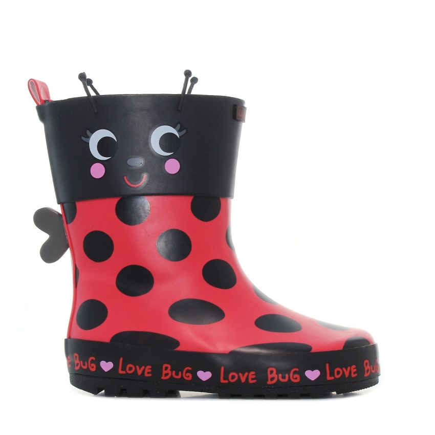 Wink - RubBug piros baba gumicsizma