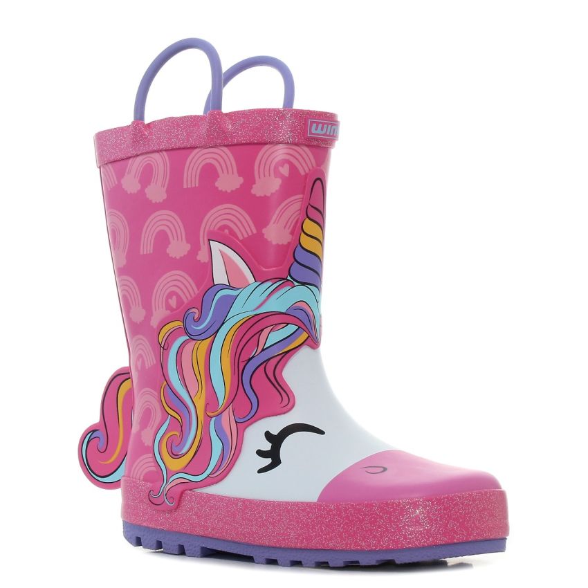 Wink - RubBow rózsaszín baba gumicsizma