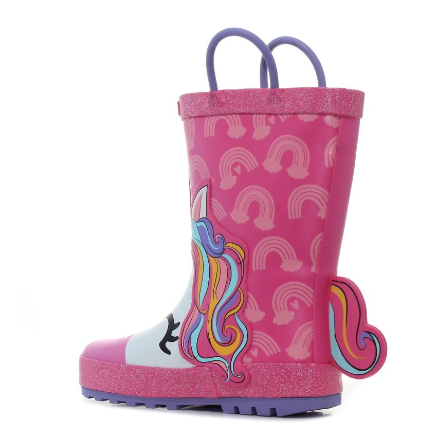 Wink - RubBow rózsaszín baba gumicsizma