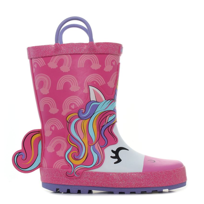 Wink - RubBow rózsaszín baba gumicsizma