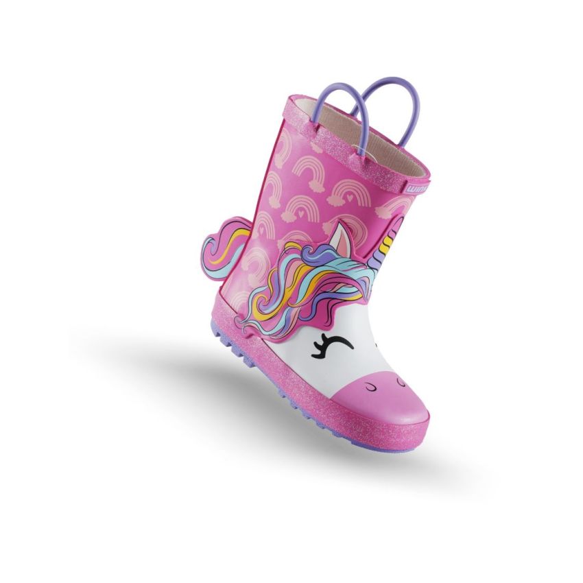 Wink - RubBow rózsaszín baba gumicsizma