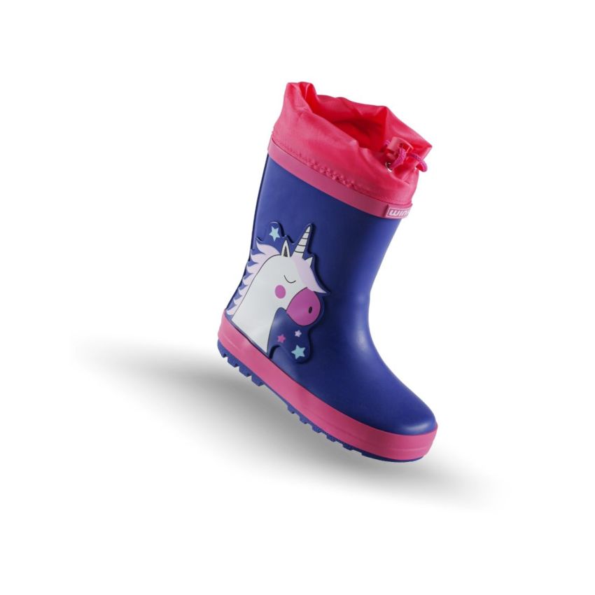 Wink - RubIcornis kék gyerek gumicsizma