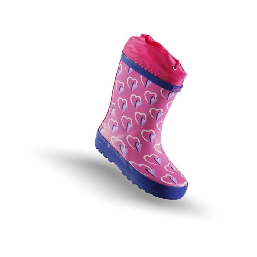 Wink - RubHeart rózsaszín gyerek gumicsizma