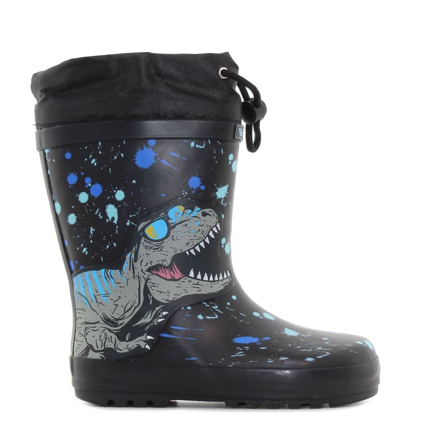 Wink - RB Triannos fekete bélelt gyerek gumicsizma