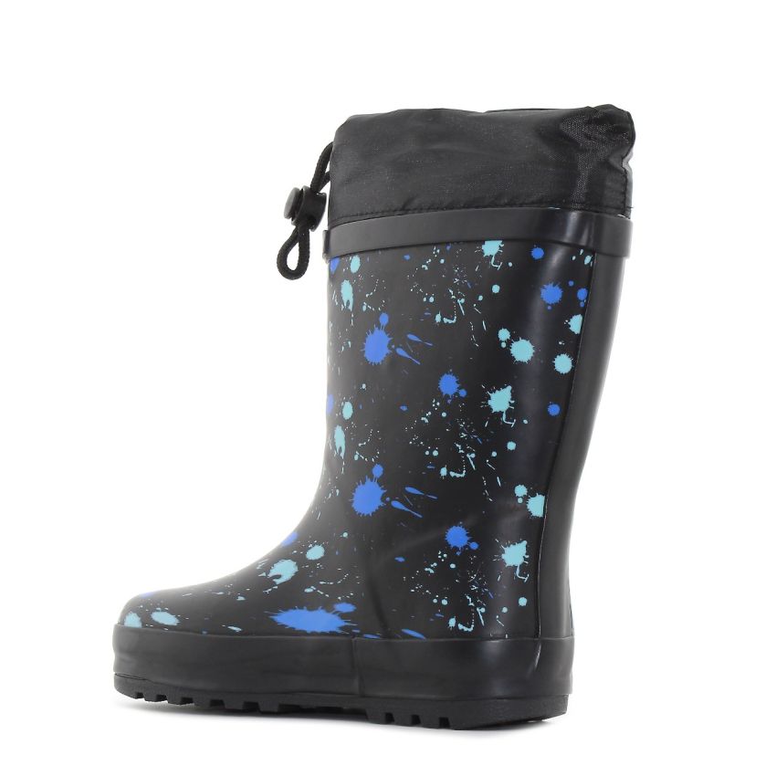 Wink - RB Triannos fekete bélelt gyerek gumicsizma