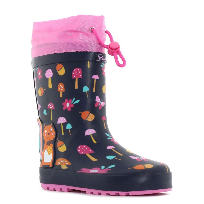 Wink - RB Silva sötétkék bélelt baba gumicsizma