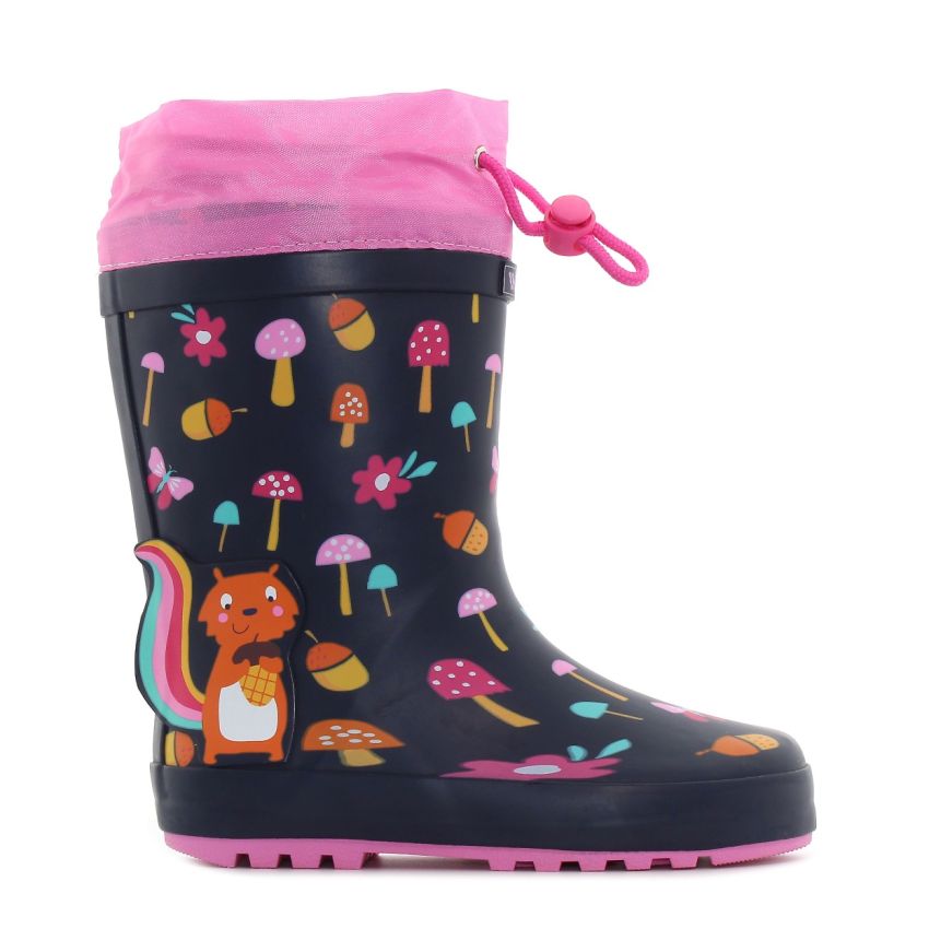 Wink - RB Silva sötétkék bélelt baba gumicsizma