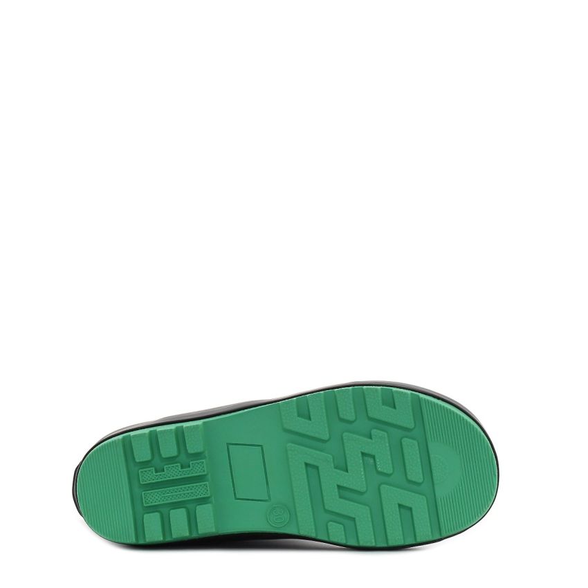 Wink - RB Dinos fekete bélelt baba gumicsizma