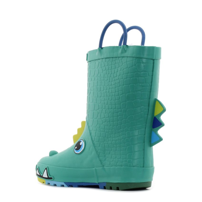 Wink - RB Croc zöld bélelt baba gumicsizma