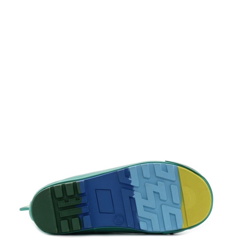 Wink - RB Croc zöld bélelt baba gumicsizma