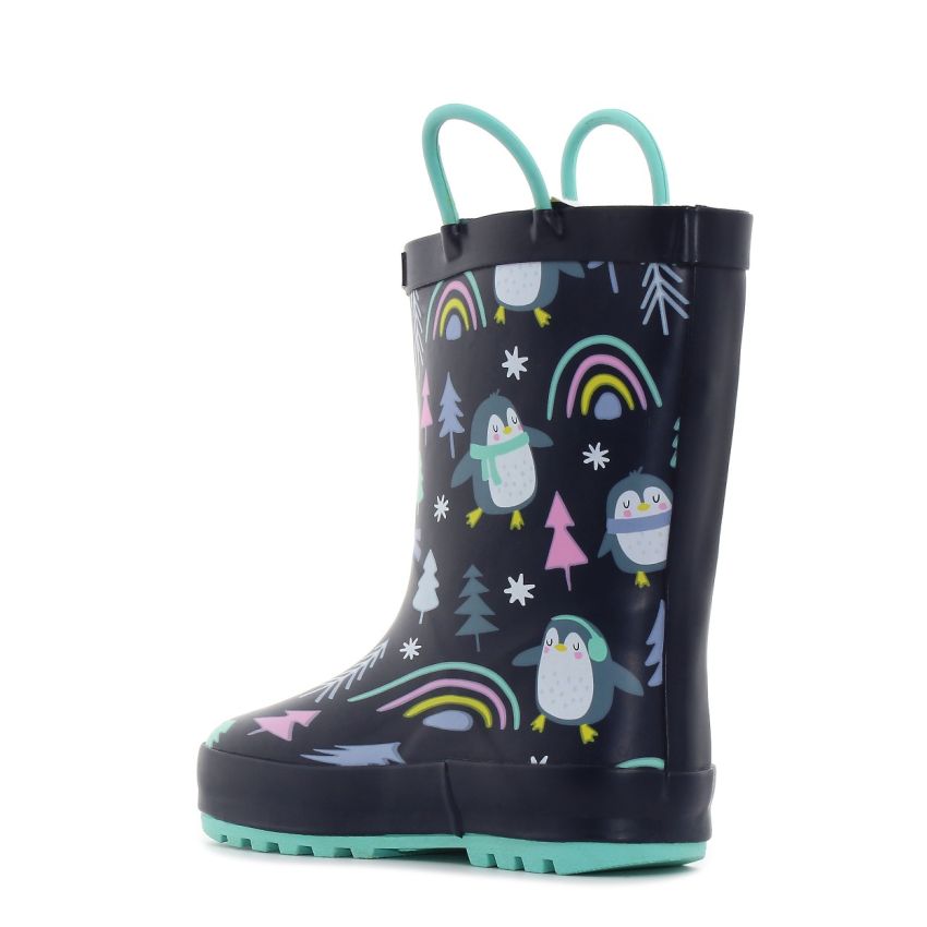 Wink - RB Arctic sötétkék bélelt gyerek gumicsizma