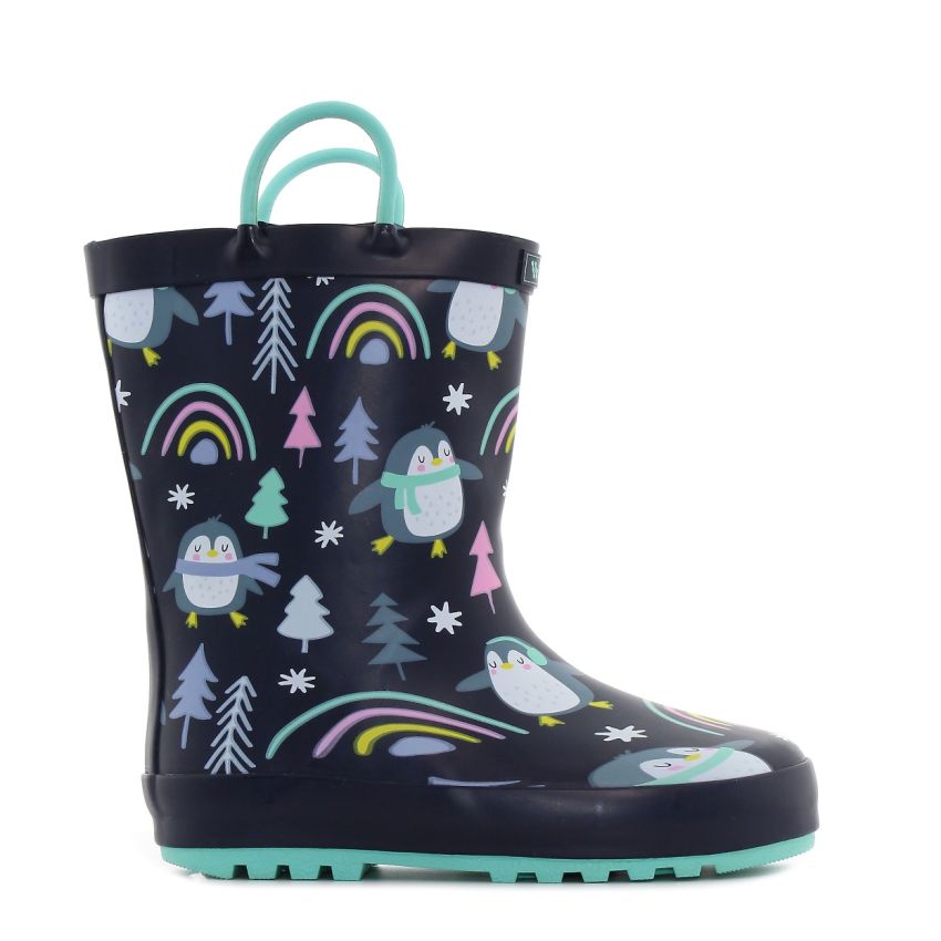 Wink - RB Arctic sötétkék bélelt gyerek gumicsizma