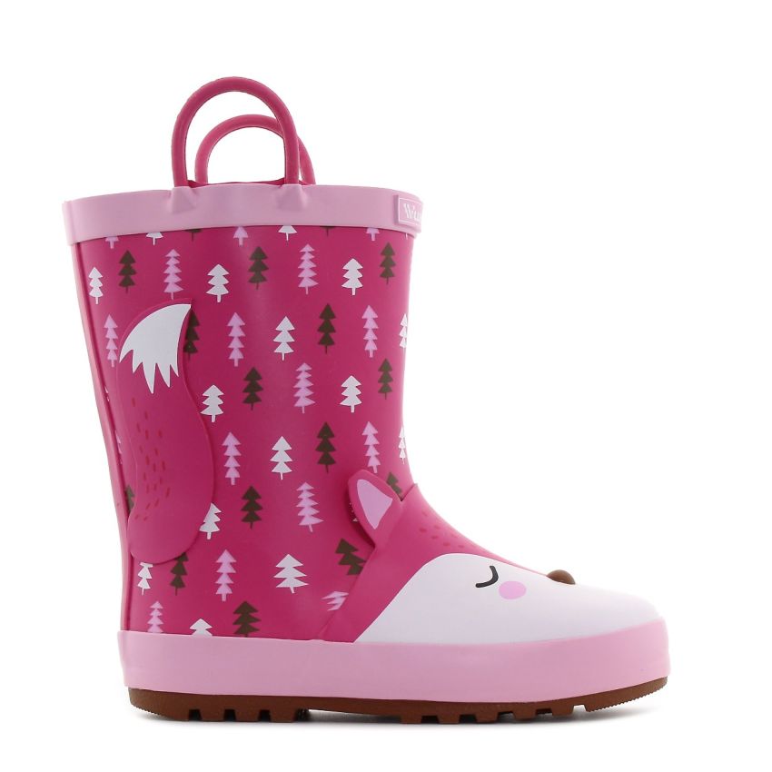 Wink - RB Vulpio magenta bélelt baba gumicsizma