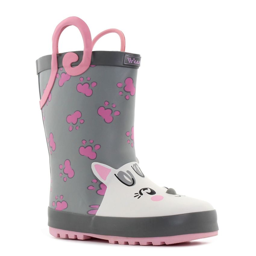 Wink - RB Catta szürke bélelt baba gumicsizma
