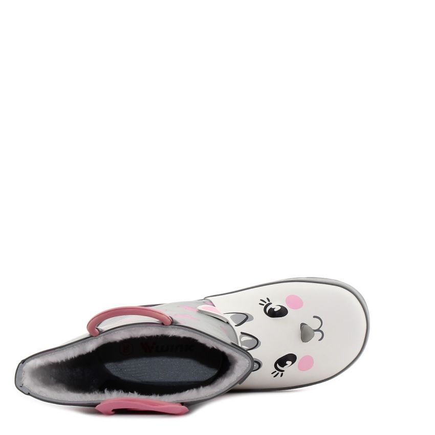 Wink - RB Catta szürke bélelt baba gumicsizma