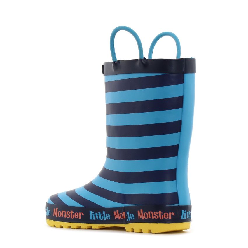 Wink - RB Monster kék bélelt baba gumicsizma
